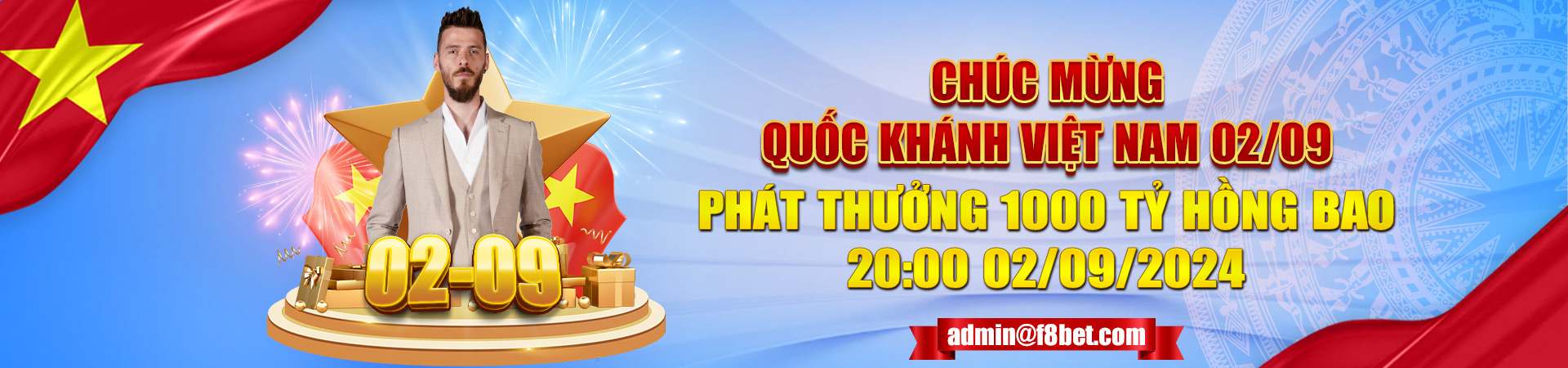 Chúc mừng Quốc khánh Việt Nam 2/9, phát thưởng 1000 tỷ hồng bao